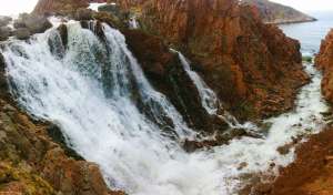Водопад в Териберке